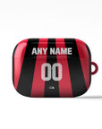 AirPods case with the Bayer 04 Leverkusen 2026-27 Home football shirt design by RIPA Football