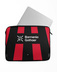 Laptop sleeve with the Bayer 04 Leverkusen 2026-27 Home football shirt design by RIPA Football