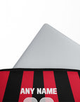 Laptop sleeve with the Bayer 04 Leverkusen 2026-27 Home football shirt design by RIPA Football