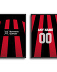 Print with the Bayer 04 Leverkusen 2026-27 Home football shirt design by RIPA Football