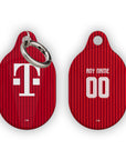 AirTag holder with the Bayern Munich 2026-27 Home football shirt design by RIPA Football