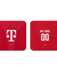 Coaster with the Bayern Munich 2026-27 Home football shirt design by RIPA Football