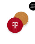 Coaster with the Bayern Munich 2026-27 Home football shirt design by RIPA Football