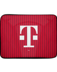 Laptop sleeve with the Bayern Munich 2026-27 Home football shirt design by RIPA Football