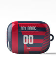 AirPods case with the Bayern Munich 2026-27 Prematch football shirt design by RIPA Football