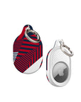 AirTag holder with the Bayern Munich 2026-27 Prematch football shirt design by RIPA Football
