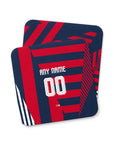 Coaster with the Bayern Munich 2026-27 Prematch football shirt design by RIPA Football