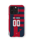 Phone case with the Bayern Munich 2026-27 Prematch football shirt design by RIPA Football