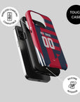 Phone case with the Bayern Munich 2026-27 Prematch football shirt design by RIPA Football