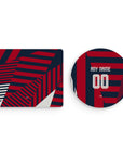 Mouse pad with the Bayern Munich 2026-27 Prematch football shirt design by RIPA Football
