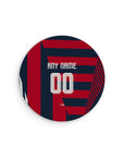 Mouse pad with the Bayern Munich 2026-27 Prematch football shirt design by RIPA Football