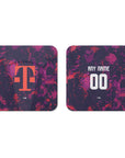 Coaster with the Bayern Munich 2026-27 Third football shirt design by RIPA Football