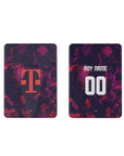 iPad case with the Bayern Munich 2026-27 Third football shirt design by RIPA Football