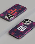 Phone case with the Bayern Munich 2026-27 Third football shirt design by RIPA Football