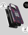 Phone case with the Bayern Munich 2026-27 Third football shirt design by RIPA Football