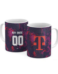 Mug with the Bayern Munich 2026-27 Third football shirt design by RIPA Football