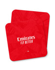 Coaster with the Benfica 2026-27 Home football shirt design by RIPA Football