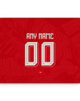 Mouse pad with the Benfica 2026-27 Home football shirt design by RIPA Football