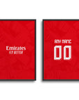 Print with the Benfica 2026-27 Home football shirt design by RIPA Football