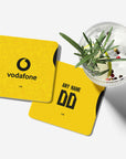 Coaster with the Borussia Dortmund 2026-27 Home football shirt design by RIPA Football