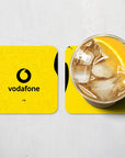 Coaster with the Borussia Dortmund 2026-27 Home football shirt design by RIPA Football