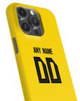Phone case with the Borussia Dortmund 2026-27 Home football shirt design by RIPA Football