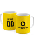 Mug with the Borussia Dortmund 2026-27 Home football shirt design by RIPA Football