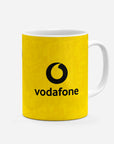Mug with the Borussia Dortmund 2026-27 Home football shirt design by RIPA Football