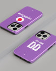 Phone case with the Borussia Dortmund 2026-27 Third football shirt design by RIPA Football