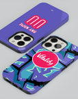 Phone case with the Bournemouth 2026-27 Goalkeeper football shirt design by RIPA Football
