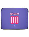 Laptop sleeve with the Bournemouth 2026-27 Goalkeeper football shirt design by RIPA Football