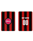 iPad case with the Bournemouth 2026-27 Home football shirt design by RIPA Football