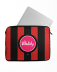 Laptop sleeve with the Bournemouth 2026-27 Home football shirt design by RIPA Football