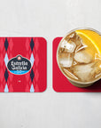 Coaster with the Celta Vigo 2026-27 Third football shirt design by RIPA Football