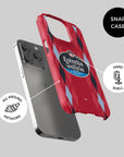 Phone case with the Celta Vigo 2026-27 Third football shirt design by RIPA Football