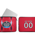 Laptop sleeve with the Celta Vigo 2026-27 Third football shirt design by RIPA Football