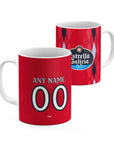 Mug with the Celta Vigo 2026-27 Third football shirt design by RIPA Football