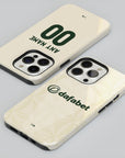 Phone case with the Celtic 2026-27 Third football shirt design by RIPA Football