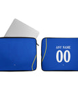 Laptop sleeve with the Chelsea 2026-27 Home football shirt design by RIPA Football