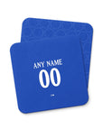 Coaster with the Chelsea 2026-27 Prematch football shirt design by RIPA Football
