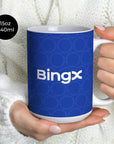 Mug with the Chelsea 2026-27 Prematch football shirt design by RIPA Football