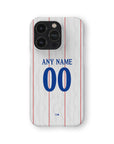 Phone case with the Chelsea 2026-27 Third football shirt design by RIPA Football
