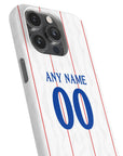 Phone case with the Chelsea 2026-27 Third football shirt design by RIPA Football