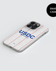 Phone case with the Chelsea 2026-27 Third football shirt design by RIPA Football