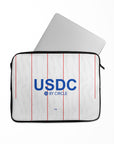 Laptop sleeve with the Chelsea 2026-27 Third football shirt design by RIPA Football
