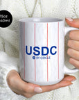 Mug with the Chelsea 2026-27 Third football shirt design by RIPA Football