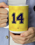 Leeds Whites 1990-91 Away Kit Mug