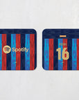 Barcelona Culés 2022-23 Home Kit Coaster