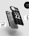Piemonte Calcio Bianconeri 2022-23 Away Kit Phone Case