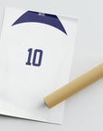 USA Red, White and Blue 2022 World Cup Home Kit Print